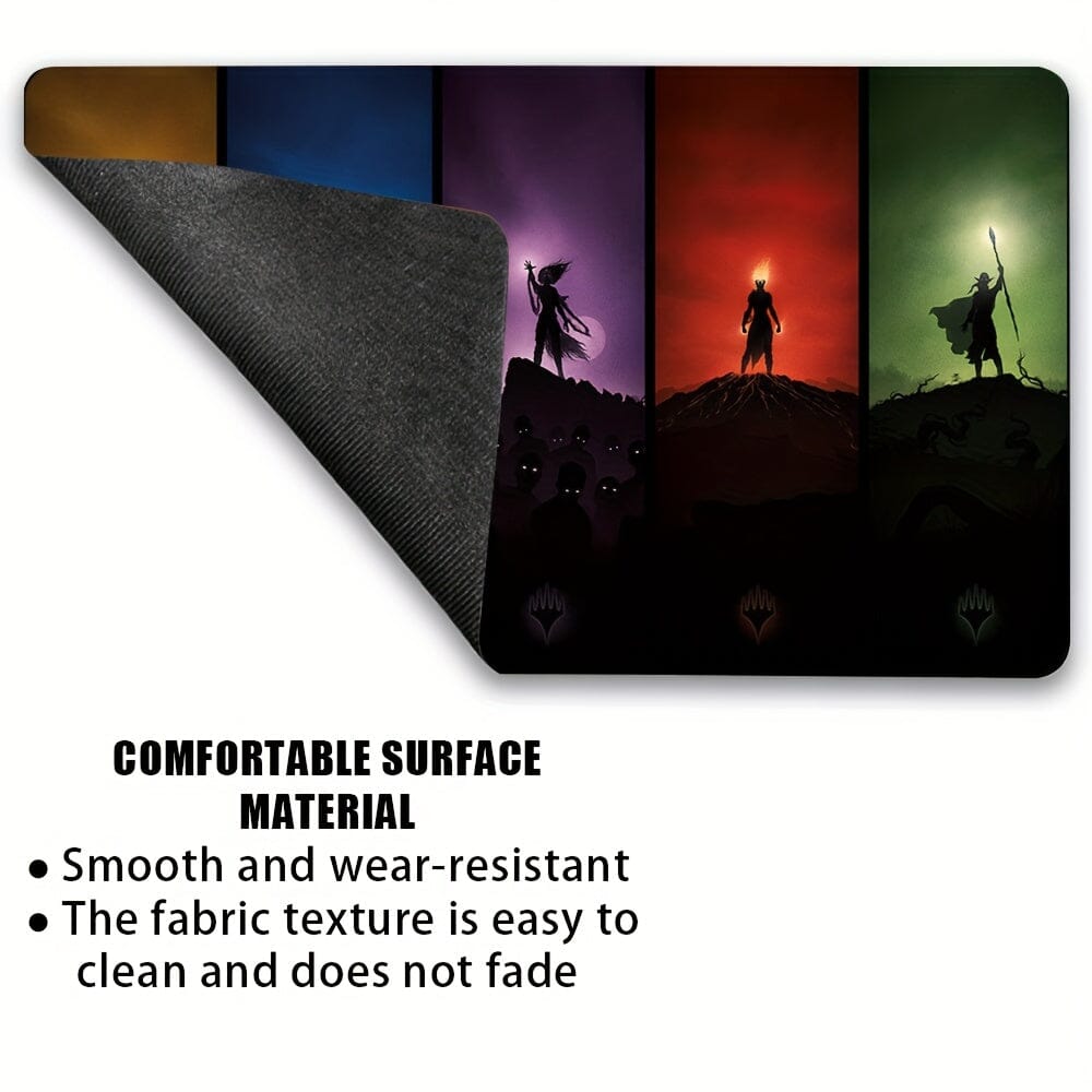 TCG Playmat, Non-Slip Rubber Gaming Table Mat with Smooth Texture & Magic Artwork, Compatible for Magic Cards, Durable Surface for MTG Decks Tournaments Casual Play, Magic Originals-3