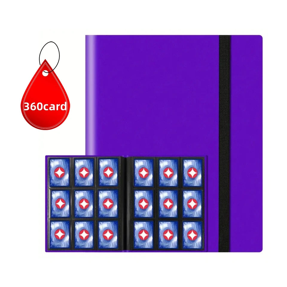 9 Pocket Trading Card Album Folder - 360 Side Loading Pocket Binder for Game Cards & Sports Cards-13
