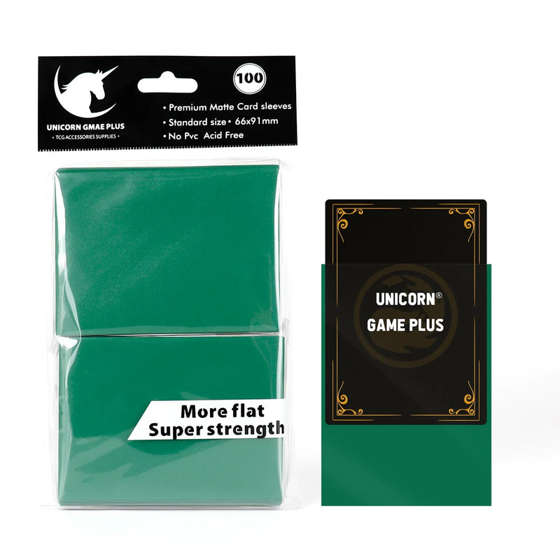 100PCS Matte Standard Size Card Sleeves 66x91mm TCG Trading Cards Protector For Tarot Shield Board Games Magical Cover PKM-29
