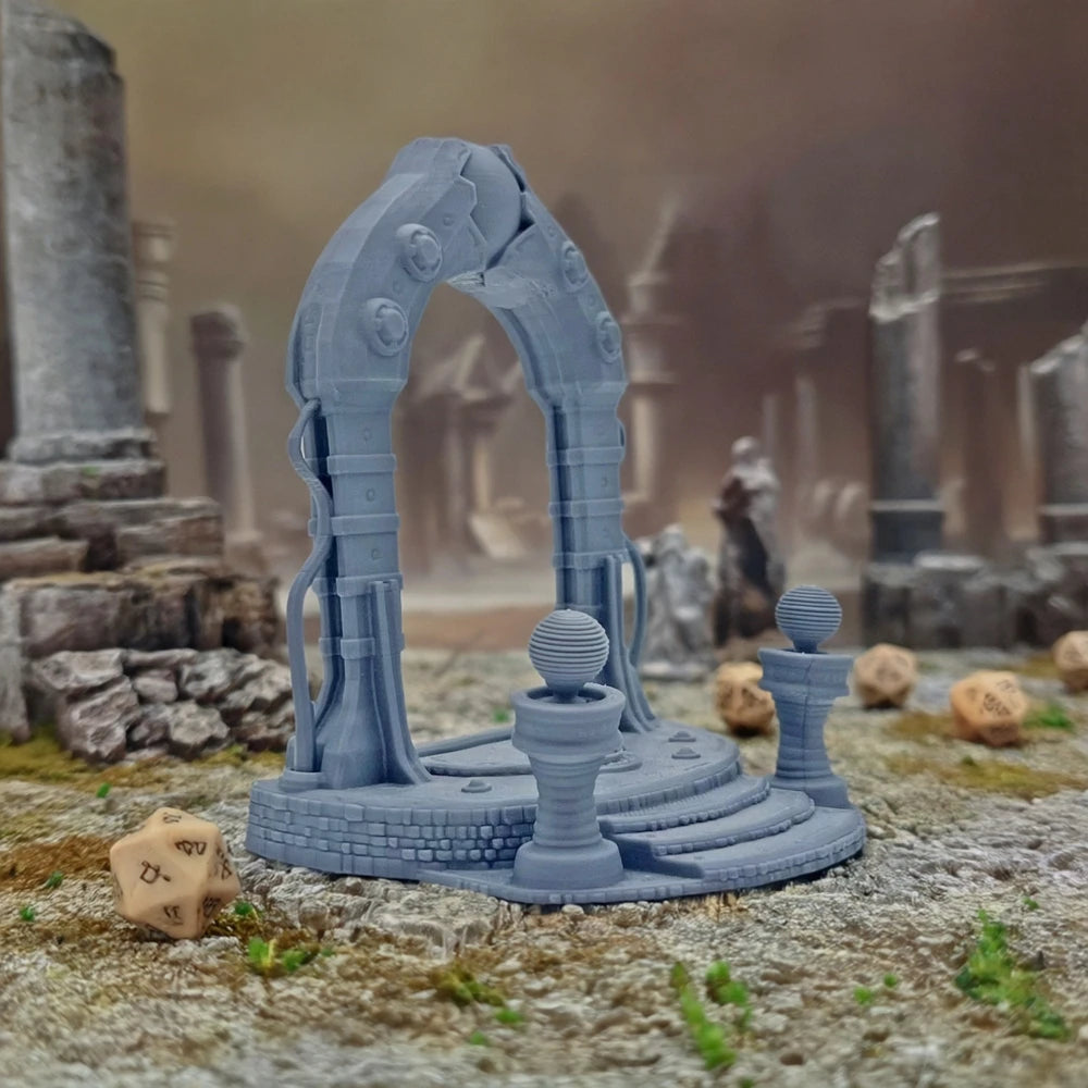 Ancient Portal Miniature Terrain For Tabletop Gaming/D&D/RPG Terrain Scenery Carved Stone Portal-4