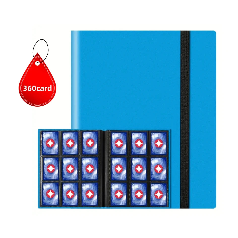 9 Pocket Trading Card Album Folder - 360 Side Loading Pocket Binder for Game Cards & Sports Cards-12