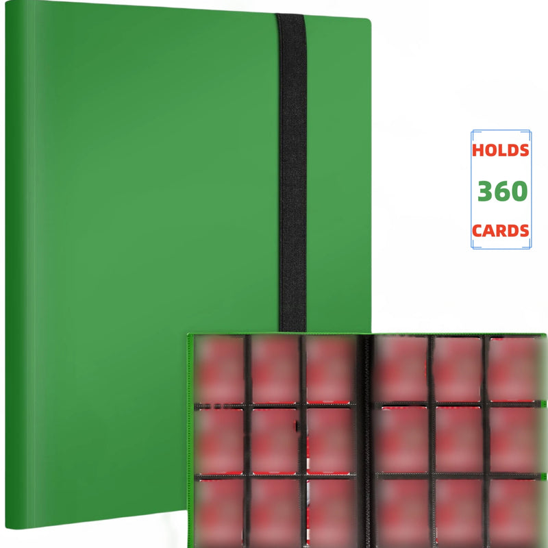 9 Pocket Trading Card Album Folder - 360 Side Loading Pocket Binder for Game Cards & Sports Cards-16