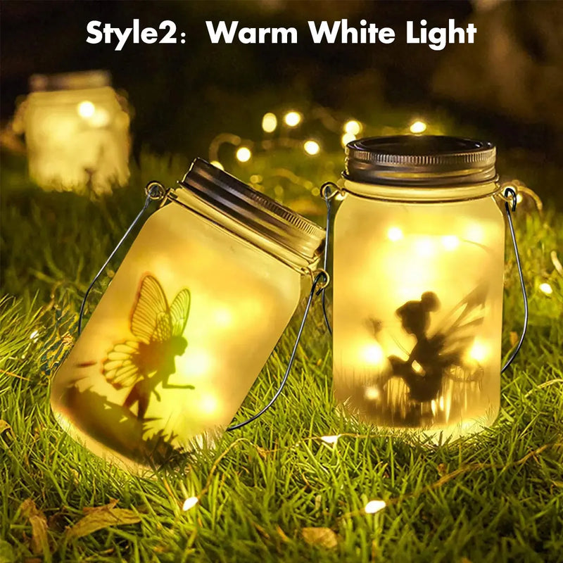 Solar Fairy Butterfly String Lights Garden Fairy Lanterns Gift for Birthday Outdoor Night Lights LED Waterproof Mason Jar Lights-13