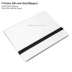 Card Binder with 9 Pocket Trading Card Album Display Binder 360 Side Loading Pocket Holder for TCG Yugioh MTG Game Card Book-44