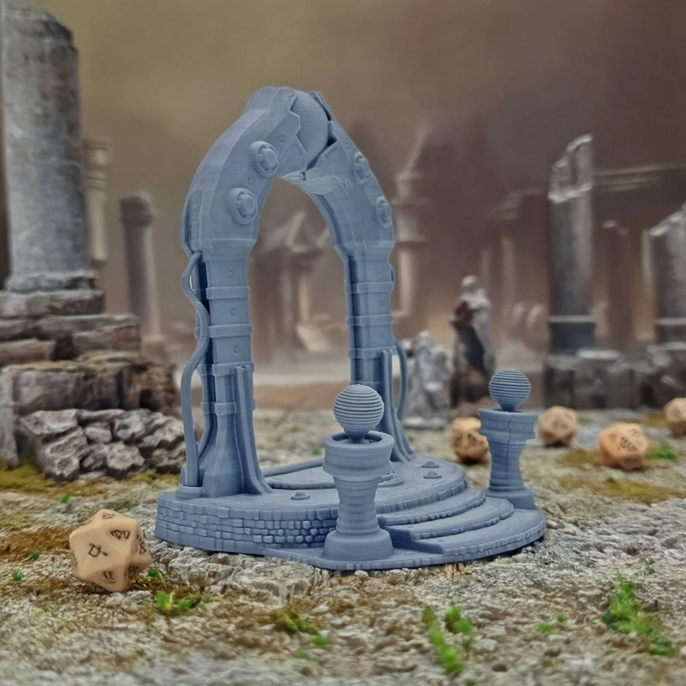 Ancient Portal Miniature Terrain For Tabletop Gaming/D&D/RPG Terrain Scenery Carved Stone Portal-15