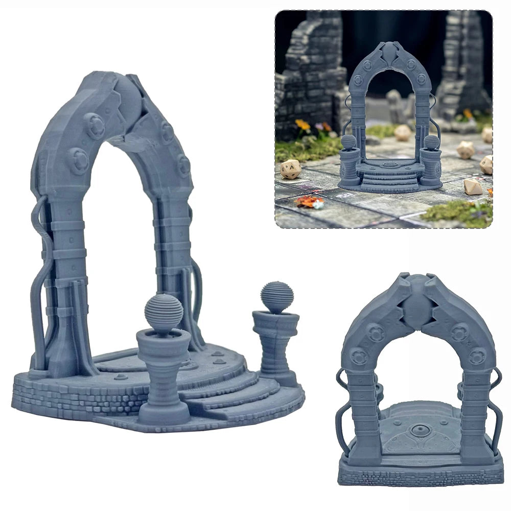 Ancient Portal Miniature Terrain For Tabletop Gaming/D&D/RPG Terrain Scenery Carved Stone Portal-7