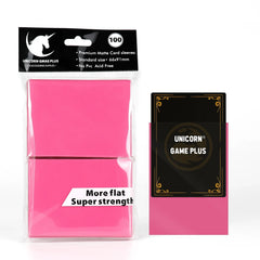 100PCS Matte Standard Size Card Sleeves 66x91mm TCG Trading Cards Protector For Tarot Shield Board Games Magical Cover PKM-33