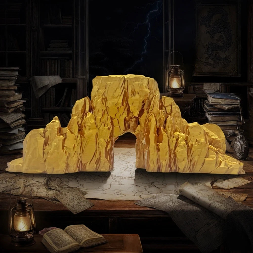 Wargaming Terrain Rocks for Warhammer/Fantasy/DnD Tabletop RPG Scenery 3D Printed Rock Terrain-20