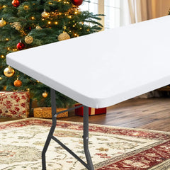 Rectangle Table/Gaming Table Covers Polyester Elastic Fitted Table Protector Waterproof-33