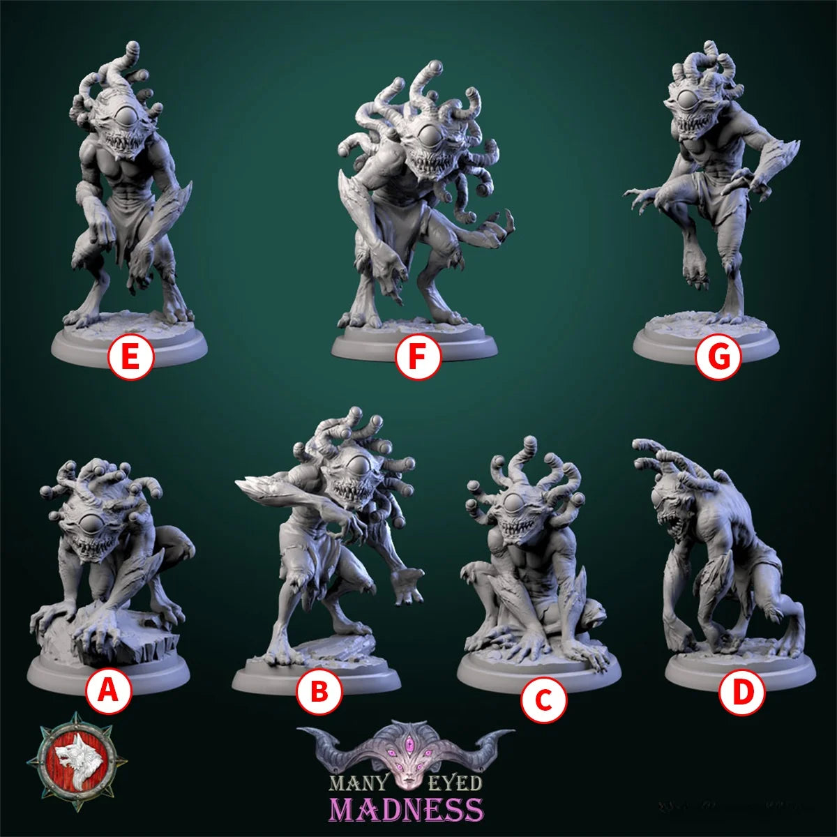 Bloodthirs Baron Executioner Blindman DND Tabletop Game Ch Piece Model Role-plang Game Collectible Static Figure-12