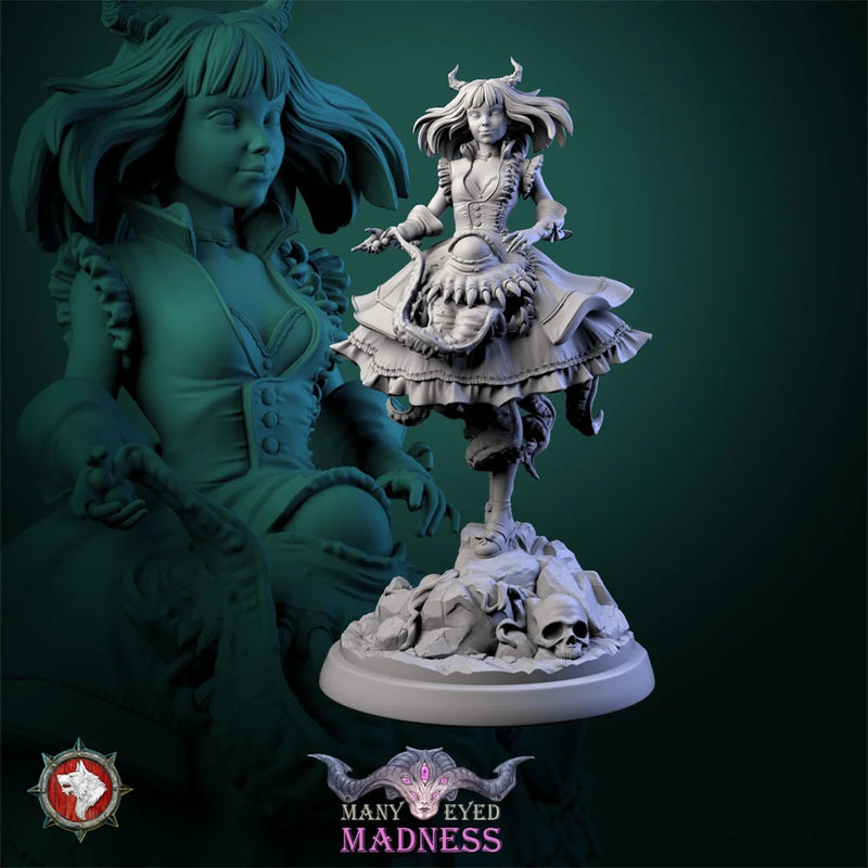 Bloodthirs Baron Executioner Blindman DND Tabletop Game Ch Piece Model Role-plang Game Collectible Static Figure-8