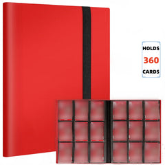 9 Pocket Trading Card Album Folder - 360 Side Loading Pocket Binder for Game Cards & Sports Cards-9