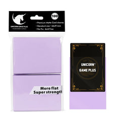 100PCS Matte Standard Size Card Sleeves 66x91mm TCG Trading Cards Protector For Tarot Shield Board Games Magical Cover PKM-42