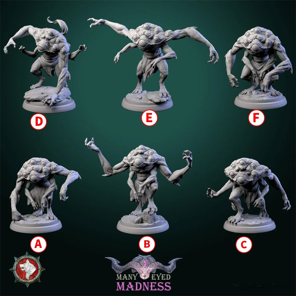 Bloodthirs Baron Executioner Blindman DND Tabletop Game Ch Piece Model Role-plang Game Collectible Static Figure-10