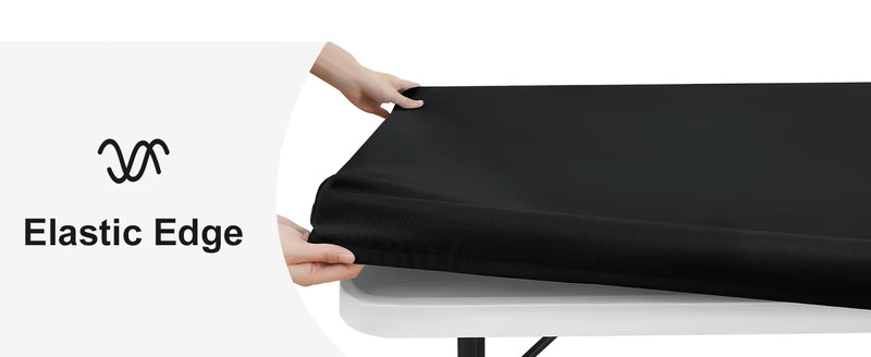 Rectangle Table/Gaming Table Covers Polyester Elastic Fitted Table Protector Waterproof-11