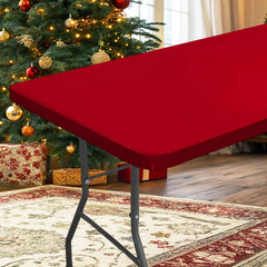 Rectangle Table/Gaming Table Covers Polyester Elastic Fitted Table Protector Waterproof-30