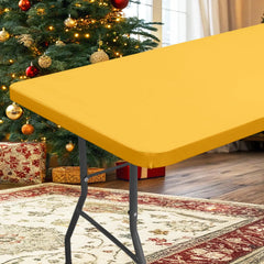 Rectangle Table/Gaming Table Covers Polyester Elastic Fitted Table Protector Waterproof-41