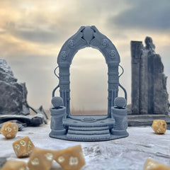 Ancient Portal Miniature Terrain For Tabletop Gaming/D&D/RPG Terrain Scenery Carved Stone Portal-17