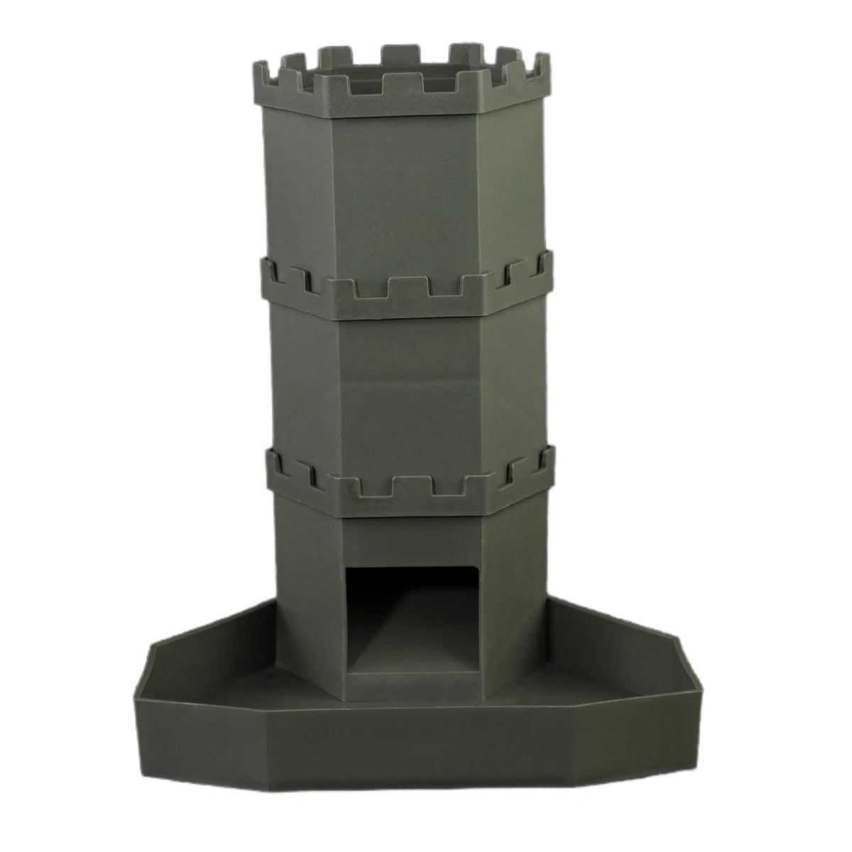 Dice Tower with Bricks Castle Pattern - Ideal for D&D Game RPG and Tabletop Gaming with Dice Rolling Tray-15