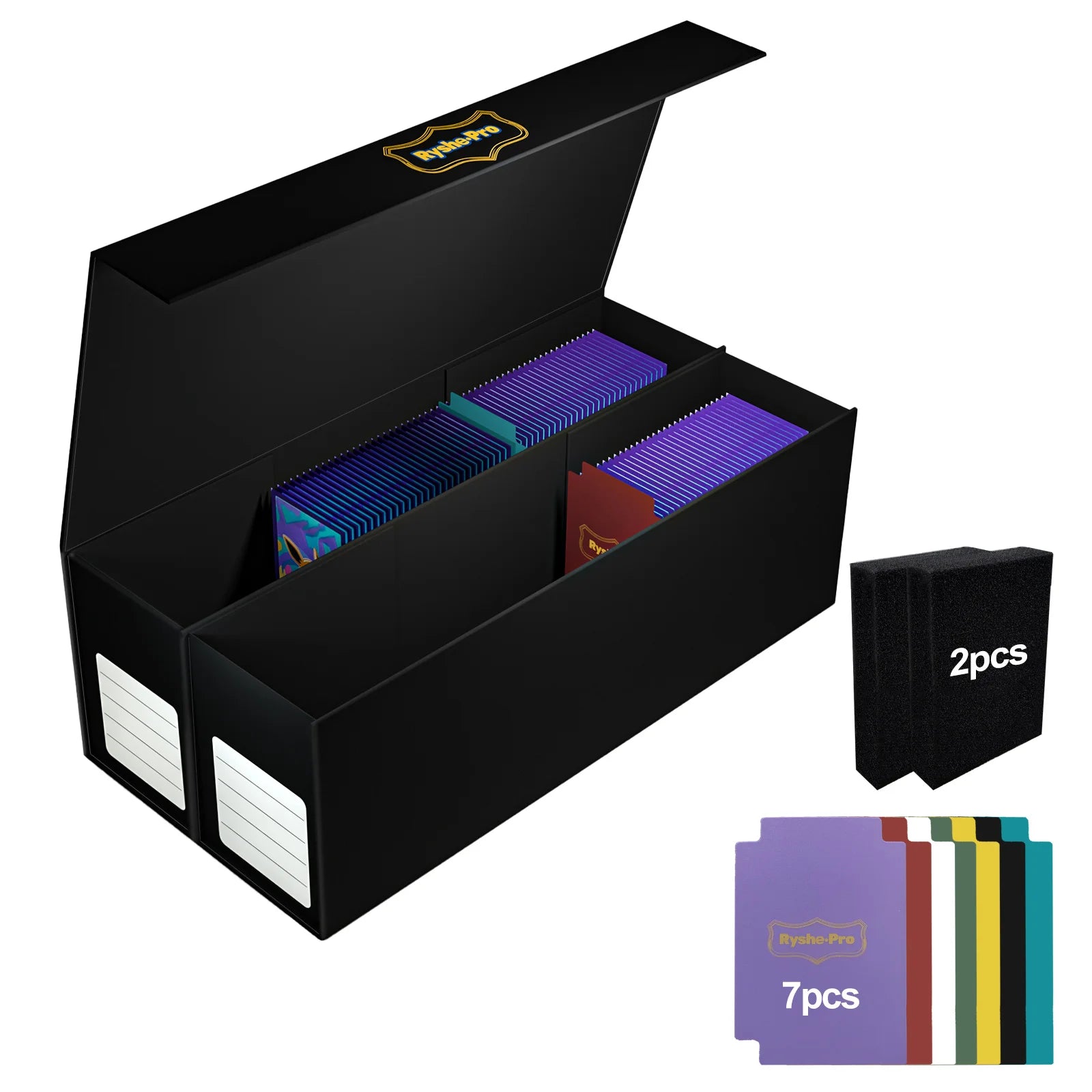 Card Binder with 9 Pocket Trading Card Album Display Binder 360 Side Loading Pocket Holder for TCG Yugioh MTG Game Card Book-8