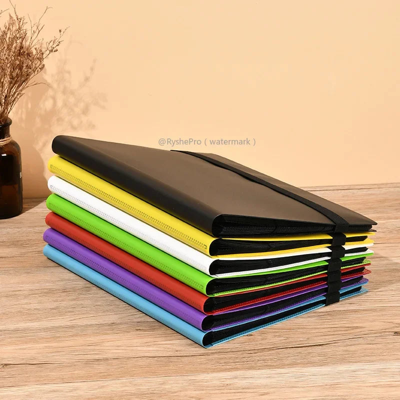 Card Binder with 9 Pocket Trading Card Album Display Binder 360 Side Loading Pocket Holder for TCG Yugioh MTG Game Card Book-17