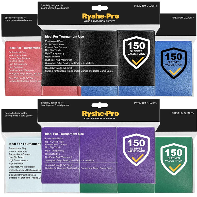 100PCS Matte Standard Size Card Sleeves 66x91mm TCG Trading Cards Protector For Tarot Shield Board Games Magical Cover PKM-5