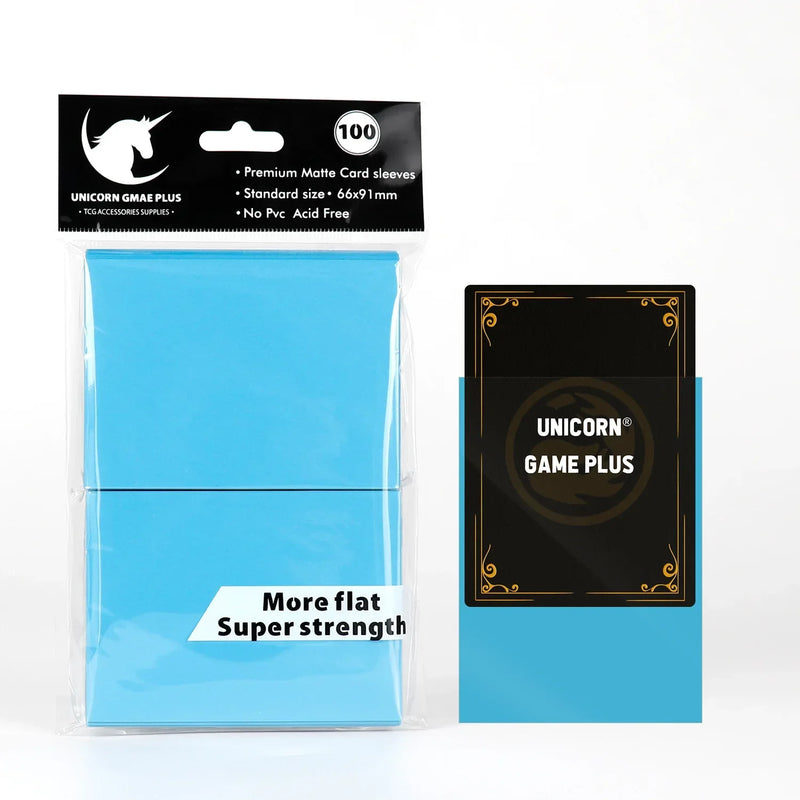 100PCS Matte Standard Size Card Sleeves 66x91mm TCG Trading Cards Protector For Tarot Shield Board Games Magical Cover PKM-38