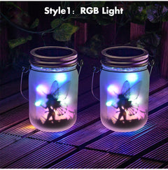 Solar Fairy Butterfly String Lights Garden Fairy Lanterns Gift for Birthday Outdoor Night Lights LED Waterproof Mason Jar Lights-12