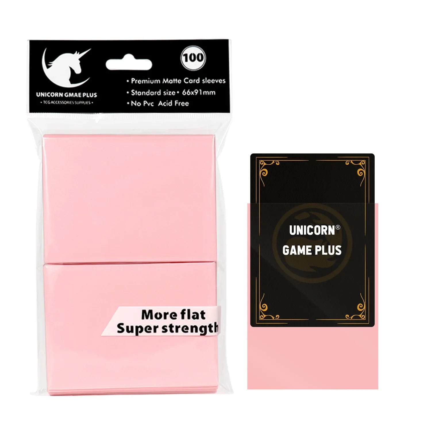 100PCS Matte Standard Size Card Sleeves 66x91mm TCG Trading Cards Protector For Tarot Shield Board Games Magical Cover PKM-34