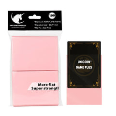 100PCS Matte Standard Size Card Sleeves 66x91mm TCG Trading Cards Protector For Tarot Shield Board Games Magical Cover PKM-34