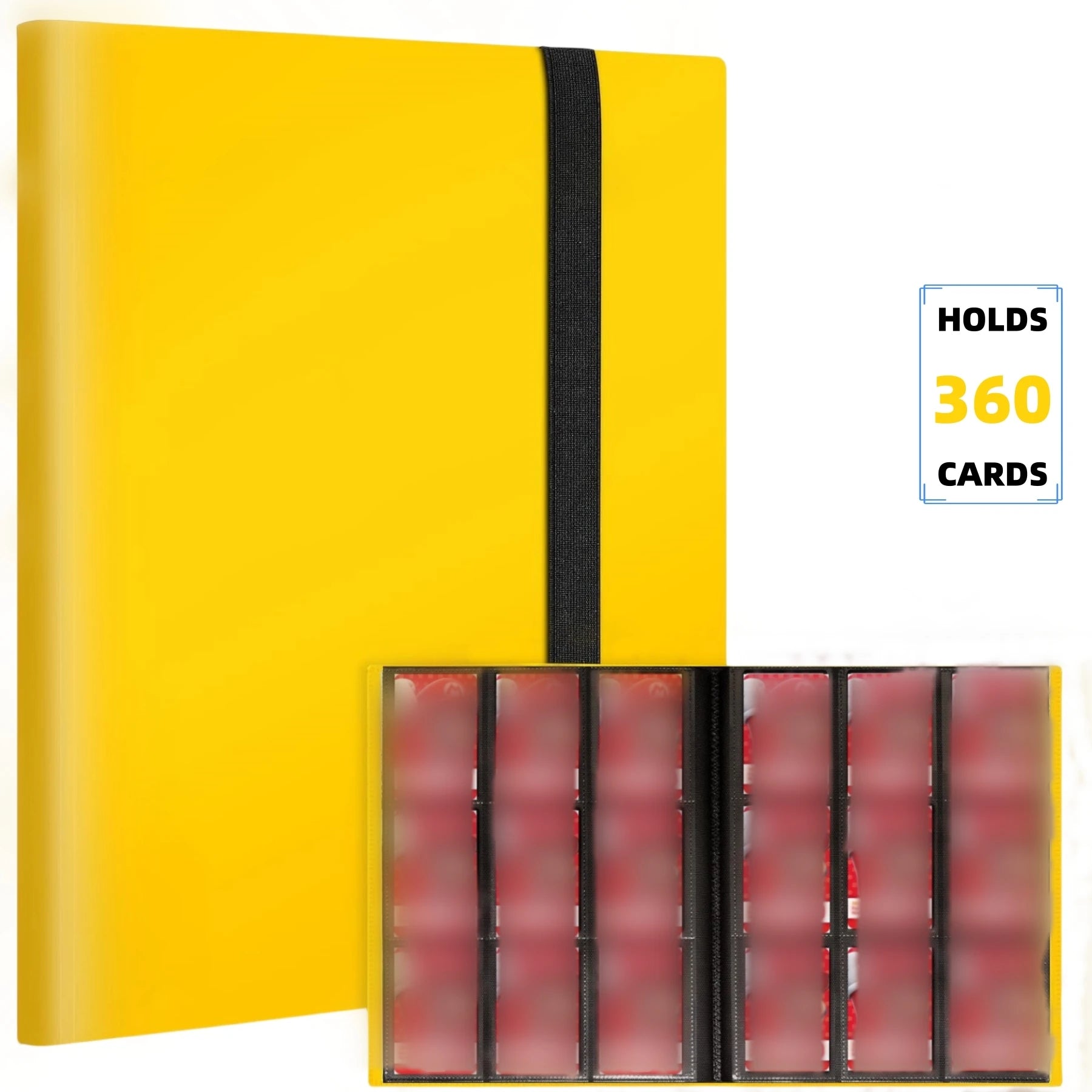9 Pocket Trading Card Album Folder - 360 Side Loading Pocket Binder for Game Cards & Sports Cards-7