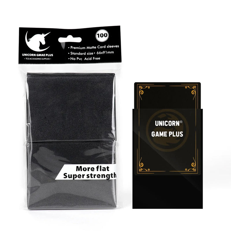100PCS Matte Standard Size Card Sleeves 66x91mm TCG Trading Cards Protector For Tarot Shield Board Games Magical Cover PKM-30