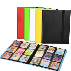 Card Binder with 9 Pocket Trading Card Album Display Binder 360 Side Loading Pocket Holder for TCG Yugioh MTG Game Card Book-1
