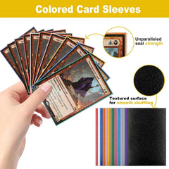 100PCS Matte Standard Size Card Sleeves 66x91mm TCG Trading Cards Protector For Tarot Shield Board Games Magical Cover PKM-6