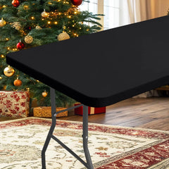 Rectangle Table/Gaming Table Covers Polyester Elastic Fitted Table Protector Waterproof-35