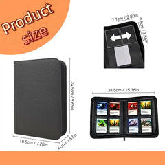 TCG/MTG Binder - 4 Pockets, ZIP UP 160 Side-Loading Pockets, Sports Cards, TCG-2