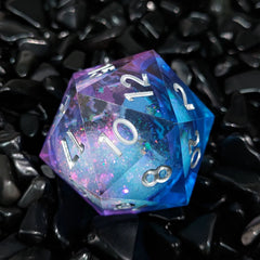 20-Sided Resin Quicksand Dice 35mm Liquid Core DND Dungeons & Dragons TRPG Board Game Dice D20-4