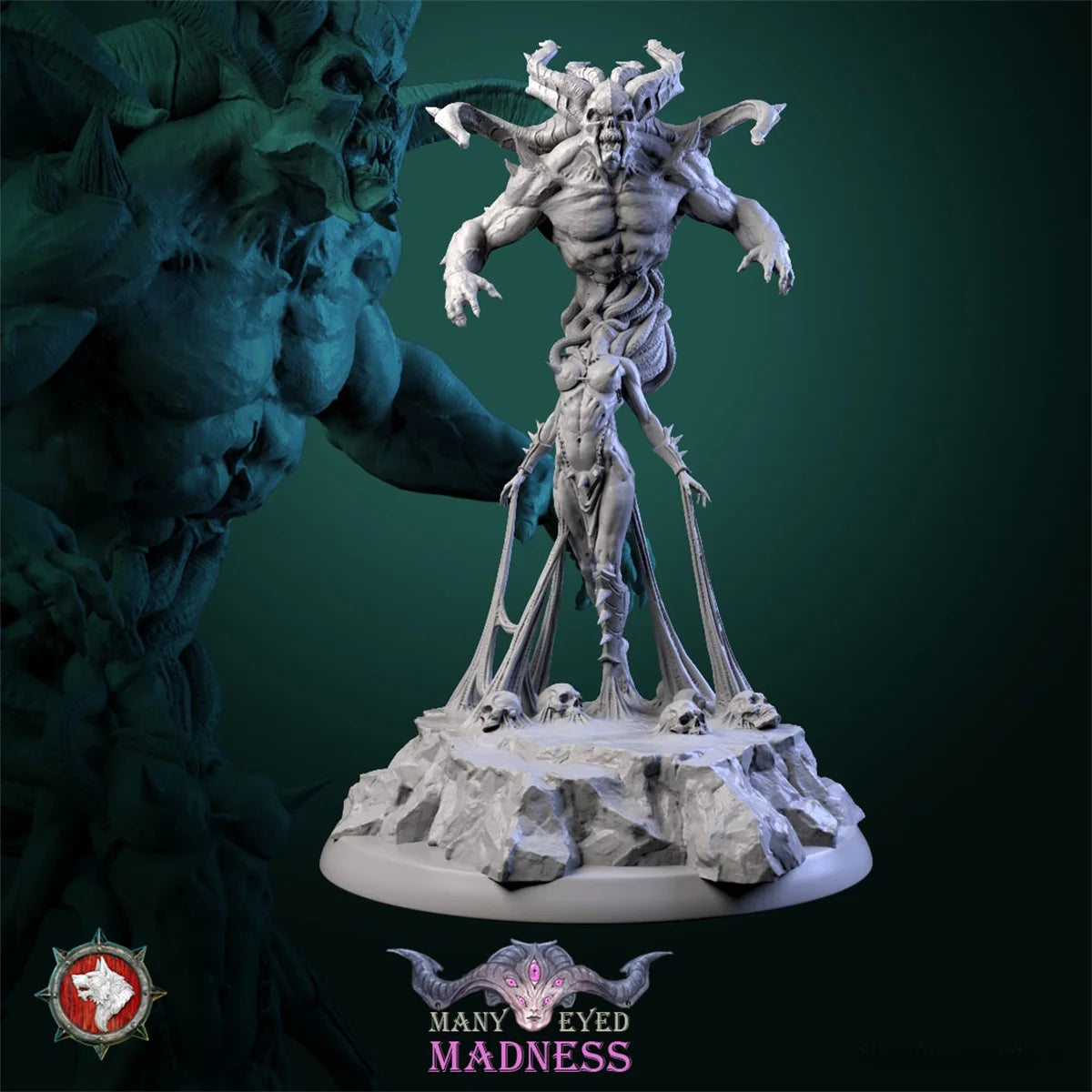 Bloodthirs Baron Executioner Blindman DND Tabletop Game Ch Piece Model Role-plang Game Collectible Static Figure-14